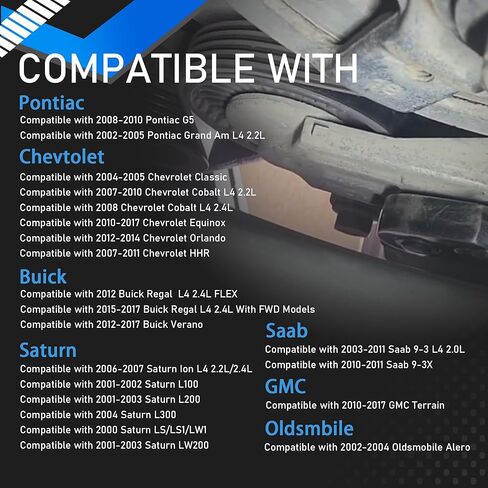 Serpentine Drive Belt Tensioner Kit Compatible with Chevy Cobalt Equinox Orlando HHR Classic Pontiac Saturn Ion Buick Saab GMC Terrain Replaces 5PK1030 24430296 38177 12634319 in Saudi Arabia