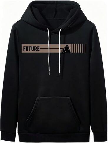 Hoodies Sweatshirts Long Sleeve Fashion Pullover Hoodies with Drawstring and Pockets - Stylish and Comfortable in Saudi Arabia