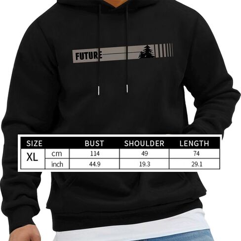 Hoodies Sweatshirts Long Sleeve Fashion Pullover Hoodies with Drawstring and Pockets - Stylish and Comfortable in Saudi Arabia