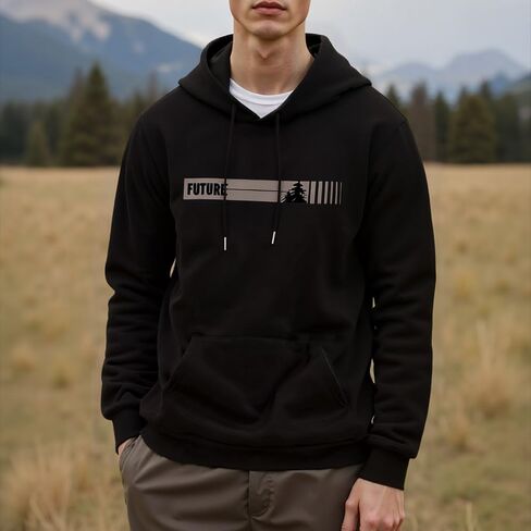 Hoodies Sweatshirts Long Sleeve Fashion Pullover Hoodies with Drawstring and Pockets - Stylish and Comfortable in Saudi Arabia