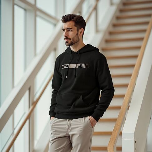 Hoodies Sweatshirts Long Sleeve Fashion Pullover Hoodies with Drawstring and Pockets - Stylish and Comfortable in Saudi Arabia