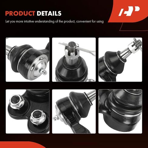 A-Premium Set of 4, Front Lower Ball Joint, Outer Tie Rod End, Compatible with Chevrolet Equinox 2005-2009, Saturn Vue 2002-2009, Pontiac Torrent 2006-2009 in Saudi Arabia
