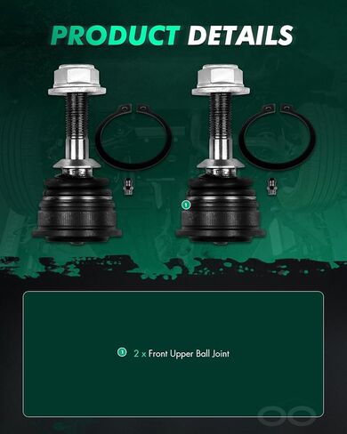 SCITOO 2pcs Suspension Kit 2 Front Upper Ball Joint fit 2003-2006 for Ford Crown Victoria for Lincoln Town Car K500042 in Saudi Arabia