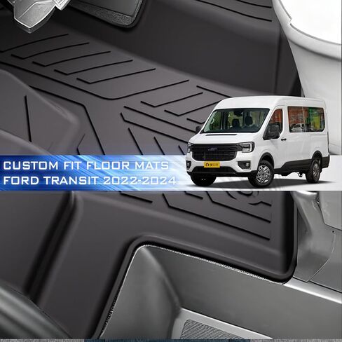 Car Floor Mats for Ford Bronco 4 Door 2025 2024-2021 Accessories,TPE All Weather Protection Floor Mats, Custom Fit 1st&2nd Row Car Floor Liners Set(Not for 2 Door & Sport),Black in Kuwait