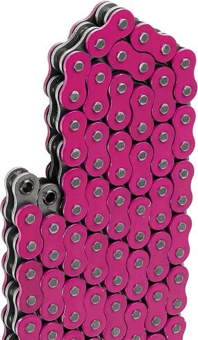 Caltric Pink O-Ring Drive Chain Compatible with Honda Trx300Ex Trx-300Ex Sportrax 300Ex 1993-2009 in Saudi Arabia