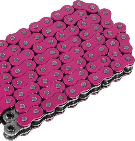 Caltric Pink O-Ring Drive Chain Compatible with Honda Trx300Ex Trx-300Ex Sportrax 300Ex 1993-2009 in Saudi Arabia