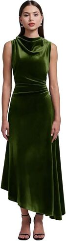 Velvet High-Low Fall Wedding Guest Dresses for Women 2025 Sleeveless Pleated Mermaid Maxi Formal Cocktail Gown in Saudi Arabia