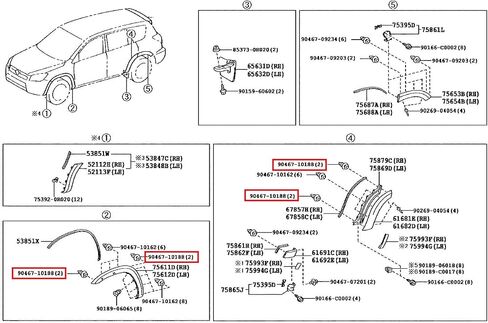 30 قطعة من OAUTOO مشابك تثبيت لوحة باب من النايلون الفيروزي لسيارة Toyota & Lexus 90467-10188، Tesla 1011813-00-A in Saudi Arabia