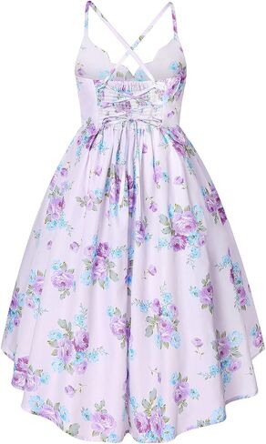 Jetfree Girls Dress Summer Halter Dress Off Shoulder Girls Party Sundress Cold Swing Cassual Formal Dresses in Kuwait