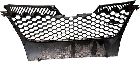Front Bumper Grille Carbon Fiber Print Upper Hex Mesh Upper Grill Comptble with 2006-2009 VW Volkswagen GTI GLI Jetta MK5, W/o Hole in Saudi Arabia