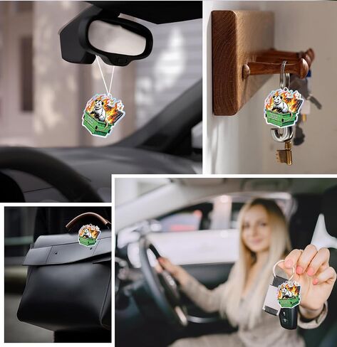 Nurse Keychain, Cute Opossum Decor Acrylic Emotional Support Keychain Inspirational Opossum Gifts for Motorcycles Cars Backpack Handbag -2 in Kuwait