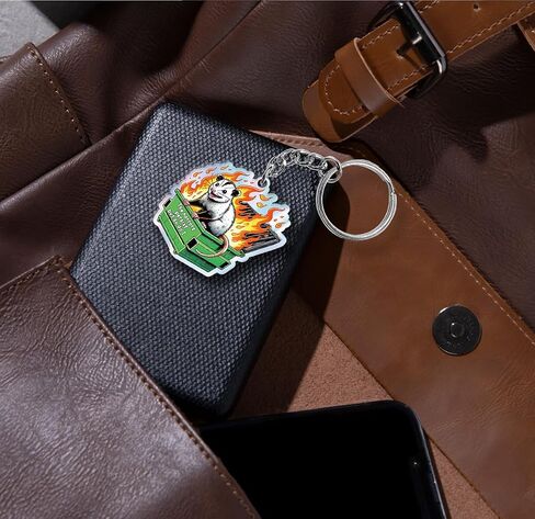 Nurse Keychain, Cute Opossum Decor Acrylic Emotional Support Keychain Inspirational Opossum Gifts for Motorcycles Cars Backpack Handbag -2 in Kuwait