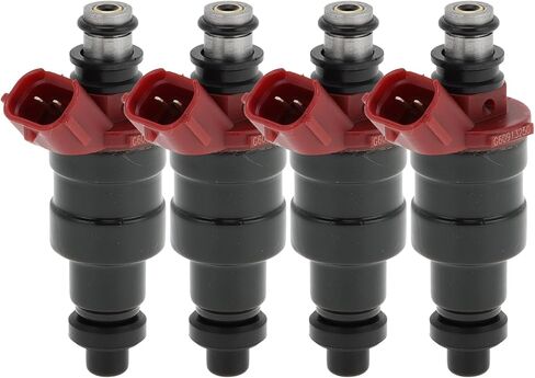 4 Pcs No.G60913250 Fuel Injector for Mazda B2600 2.6 1991-1993 for Mazda MPV Passenger 2.6 1991-1994 Car Engine Flow Match Fuel Nozzle Replacement in Saudi Arabia