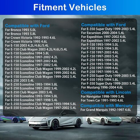 محاقن الوقود المحدثة المتوافقة مع Ford E-150 2003 4.6L/5.4L V8، لـ E-350 Super Duty 1999-2003، للرحلة 2000-2004، لـ Lincoln Navigator 1998-1999 8 Pack Yellow 0280150943 in Kuwait