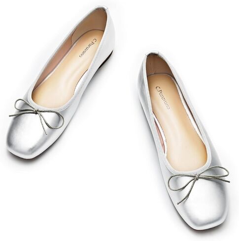 C.Paravano Ballet Flats | Womens Flats | Dressy Flats for Women | Ballet Shoes for Women | Square Toe Flat in Saudi Arabia