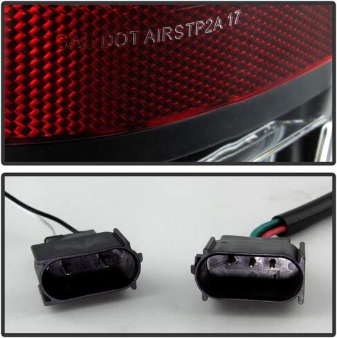 ACANII-For 2004-2008 Ford F150 LOBO Styleside أسود الإسكان أنبوبة ليد أضواء خلفية مصابيح الفرامل جانب السائق والراكب in Saudi Arabia