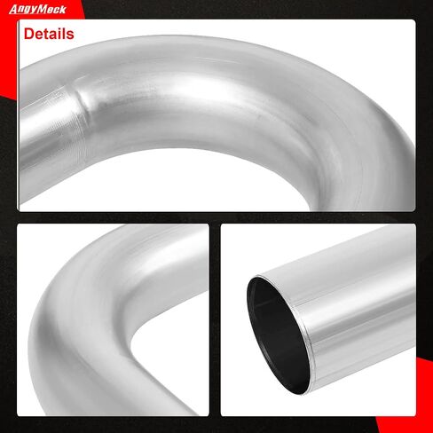 16pcs Universal 3 inch Custom Exhaust Pipe Tubing Mandrel Exhaust Line Straight Bend Kit in Saudi Arabia
