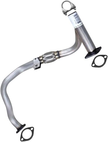العادم الشمالي الشرقي | أنبوب عادم مرن من الفولاذ المقاوم للصدأ متوافق مع Nissan Frontier 2001-2004 3.3L | جوانات ومشبك مجاني متضمن | قطع غيار السيارات in Saudi Arabia