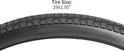 YUNSCM 2-PCS 29" إطارات دراجة 29x1.95/50-622 و29" أنابيب دراجة شديدة التحمل مع شريطين حافة متوافق مع الجبال/الطرق الوعرة 29 x 1.75 29 x 1.9 29 x 1.95 29 x 2.0 إطارات وأنابيب دراجة الدراجة ( ف-1440) in Saudi Arabia