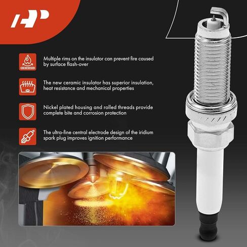 A-Premium Set of 6 Ignition Coil Pack and Iridium Spark Plugs Compatible with Jaguar F-Pace 2017-2020, XF 2013-2019, XJ 2013-2019, XE 2017-2019, F-Type 2014-2020, 3.0L in Saudi Arabia