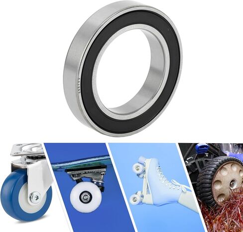 ACROPIX 6307VV Deep Groove Ball Bearings P6 35x80x21mm Lubricated Bearings Double Rubber Seal Black Silver Tone Scooter Skateboard Wheel in Saudi Arabia