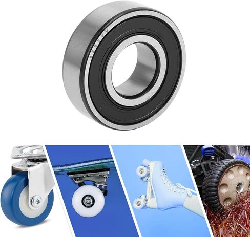 ACROPIX 6307VV Deep Groove Ball Bearings P6 35x80x21mm Lubricated Bearings Double Rubber Seal Black Silver Tone Scooter Skateboard Wheel in Saudi Arabia