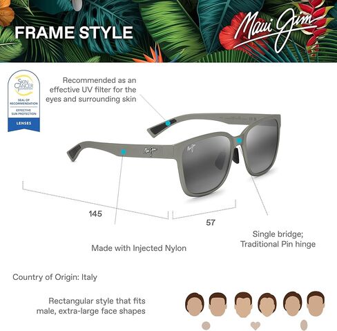 Maui Jim Paulele Af Round Sunglasses in Saudi Arabia
