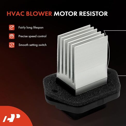 مقاوم محرك منفاخ HVAC A-Premium مع مجموعة أدوات تسخير الأسلاك المتوافقة مع سيارات Kia وHyundai - Sportage 2005-2007، Rondo 2007، Tucson 2005-2007 - استبدال # 971791F210 in Saudi Arabia