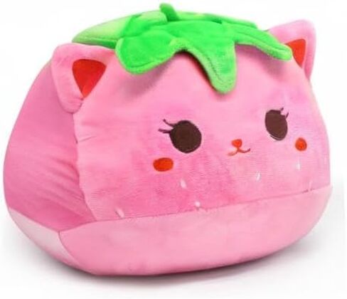 وسادة قطيفة على شكل الكرز، مقاس 40.64 سم من الفاكهة اللطيفة، حيوانات محشوة باللون الوردي للأطفال، وسادة نوم على شكل الكرز الكرتوني، هدايا عيد الميلاد للفتيات والفتيان لتزيين المنزل in Kuwait