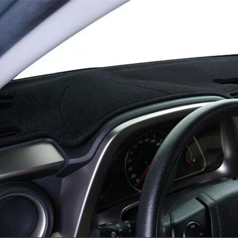 Car Dashboard Cover Mat Sunshade Nonslip Protector No Glare for Jeep Patriot 2010-2014 2015 2016 2017 for Compass 2011-2014 2015 2016 2017 Automotive Interior, Black in Saudi Arabia