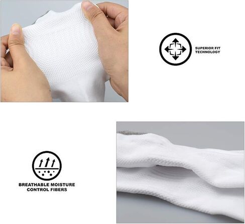 LA DEARCHUU Mens Athletic Quarter Socks, 5 Pairs Low Cut Breathable Casual Socks for Size 6-11 in Kuwait