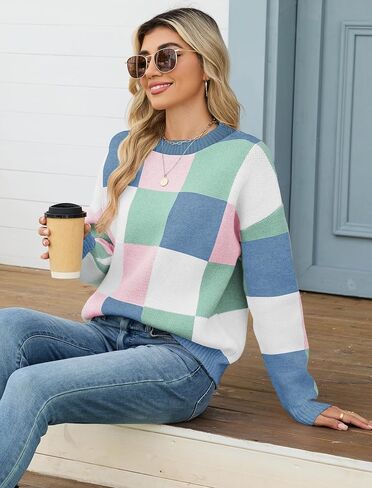 ZAFUL الخريف البلوزات للنساء طويلة الأكمام طاقم الرقبة طباعة لطيف المتضخم متماسكة البلوز البلوزات 2025 الملابس العصرية in Saudi Arabia