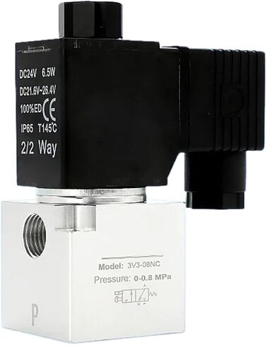 1PCS High Flow Vacuum Solenoid Valve 3V2 3V3(3V3-08NC-B DC24V) in Saudi Arabia