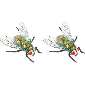 Figures Plastic Fly Figurine Realistic Large Fly Fake Novelty Model Plastic Cognitive Plaything Tricky Toy Mini in Saudi Arabia