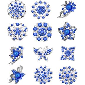 12 قطعة لوط كريستال حجر الراين دبابيس الزفاف دبابيس باقة الزهور in Kuwait