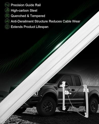 منظم نافذة الطاقة الأمامي الأيسر بدون محرك مناسب لـ: -Nissan Pathfinder 2013 2014 2015 2016 2017 2018 2019 2020، لـ Pathfinder 13 14 15 16 17 18 19 20 Sport Utility OE#752-980 807213KA0A in Saudi Arabia
