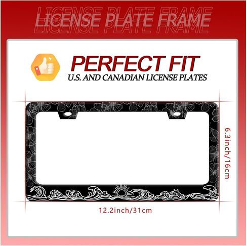 هل تتبع الشيطان إلى هذا الحد؟ إطار لوحة الترخيص المضحك، إطارات لوحة الترخيص المصنوعة من الفولاذ المقاوم للصدأ، ديكور السيارات مع فتحتين ومسامير تناسب المركبات الأمريكية القياسية في كاليفورنيا مقاس 12.2 × 6 بوصات in Kuwait