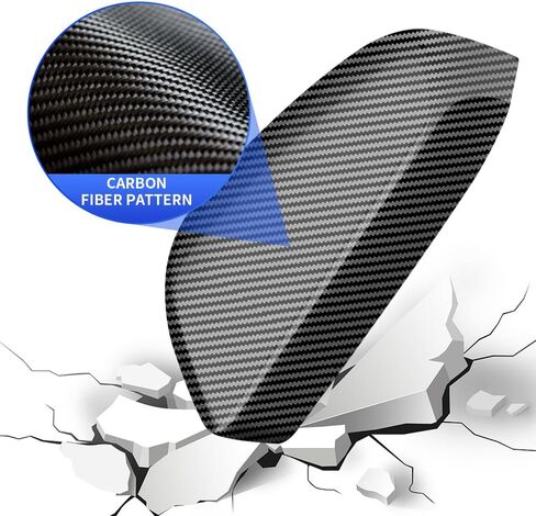 Chrome Carbon Fiber Style Car Side Door Mirror Cover Rearview Trim Panel for 2024 2025 Toyota Tacoma Limited，Trailhunter，TRD Off-Road，TRD Sport，TRD Pro Auto Exterior Decorations Accessories in Saudi Arabia