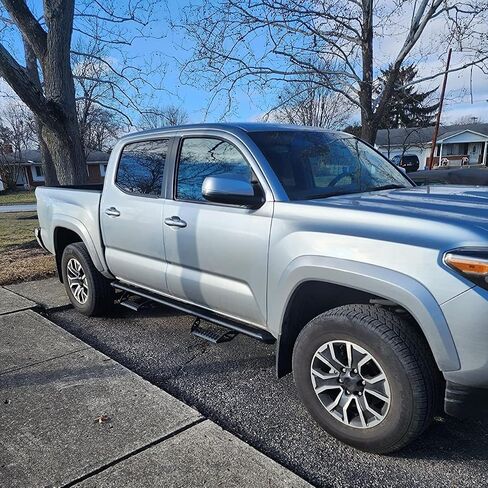 Suitable for 3-Inch Drop Step Running Boards for 2005-2023 Toyota Tacoma Double Cab/Crew Cab - Compatible with 4 Full-Size Doors (Driver & Passenger Side) Step Bars in Saudi Arabia