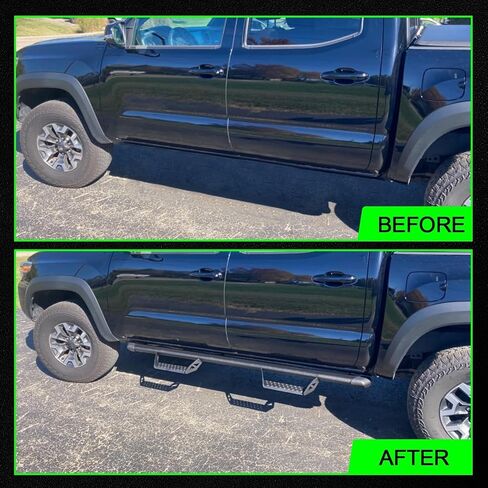 Suitable for 3-Inch Drop Step Running Boards for 2005-2023 Toyota Tacoma Double Cab/Crew Cab - Compatible with 4 Full-Size Doors (Driver & Passenger Side) Step Bars in Saudi Arabia