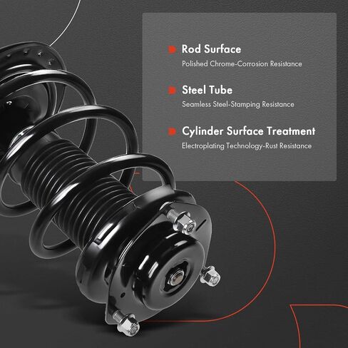 A-Premium Front Pair (2) Complete Shock Struts & Coil Spring Assembly Compatible with Toyota Avalon 2013 2014 2015 FWD, Driver and Passenger Side in Saudi Arabia