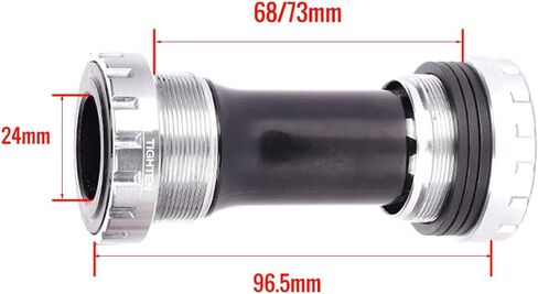 Aluminum Alloy Bicycle Bottom Bracket 68/73mm with Steel Berings BSA BB for MTB Road Bike in Saudi Arabia