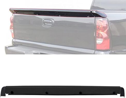 SCITOO Tailgate Moulding Cap Fit for 1999-2006 for Chevrolet Silverado 1500,1999-2006 for GMC Sierra 1500 Rear Tailgate Cover Matt Black Tailgate Trim Cap in Saudi Arabia