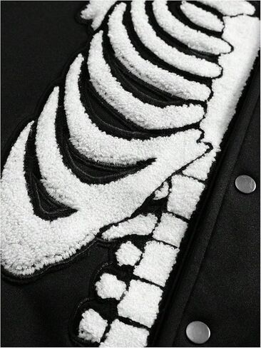SOLY HUX Men's Letter Graphic Color Block Varsity Jacket Long Sleeve Y2k Streetwear Baseball Jacket in Saudi Arabia