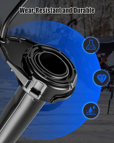 Dirt Bike Electric Throttle Handle Fit for Sur-Ron/Surron/Light Bee/Sur Ron S/Surron X/Surron X160/ Surron X260 Quick Twist with Carbon Fiber Pattern and Throttle Cable in Saudi Arabia