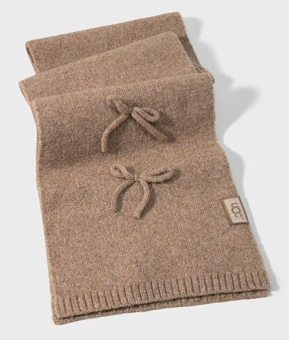 Winter Scarfs for Women Rich Solid Colors Chunky Knitted Scarf with Bow Fashion Warm Pashmina Shawl Wraps Scarves in Kuwait
