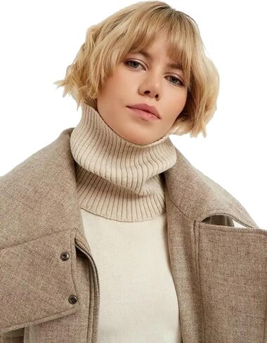 وشاح لتدفئة الرقبة في الشتاء للرجال والنساء، مقاوم للرياح لتدفئة الرقبة، أوشحة رقبة دائرية أنبوبية in Kuwait