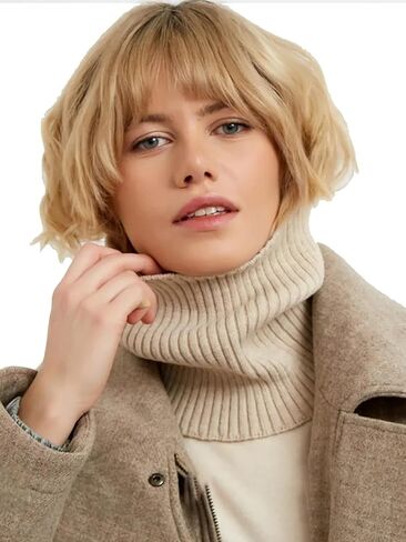 وشاح لتدفئة الرقبة في الشتاء للرجال والنساء، مقاوم للرياح لتدفئة الرقبة، أوشحة رقبة دائرية أنبوبية in Kuwait