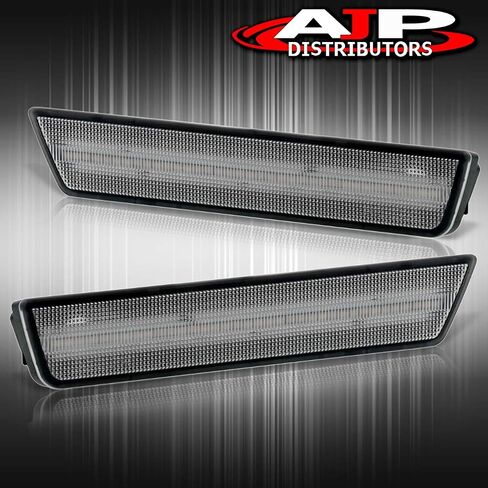 AJP الموزعين ترقية استبدال الأحمر LED واضح عدسة الخلفية الجانب ماركر أضواء الوفير مصابيح الجمعية ل دودج تشالينجر تشارجر SRT R/T 2008 2009 2010 2011 2012 2013 2014 08 09 10 11 12 13 14 in Saudi Arabia