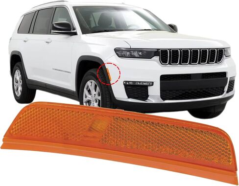APA Replacement Front Side Marker Lamp LED Type for 2021 2022 2023 Grand Cherokee L WL Passenger Right Side 68378432AB CH2551138 in Saudi Arabia